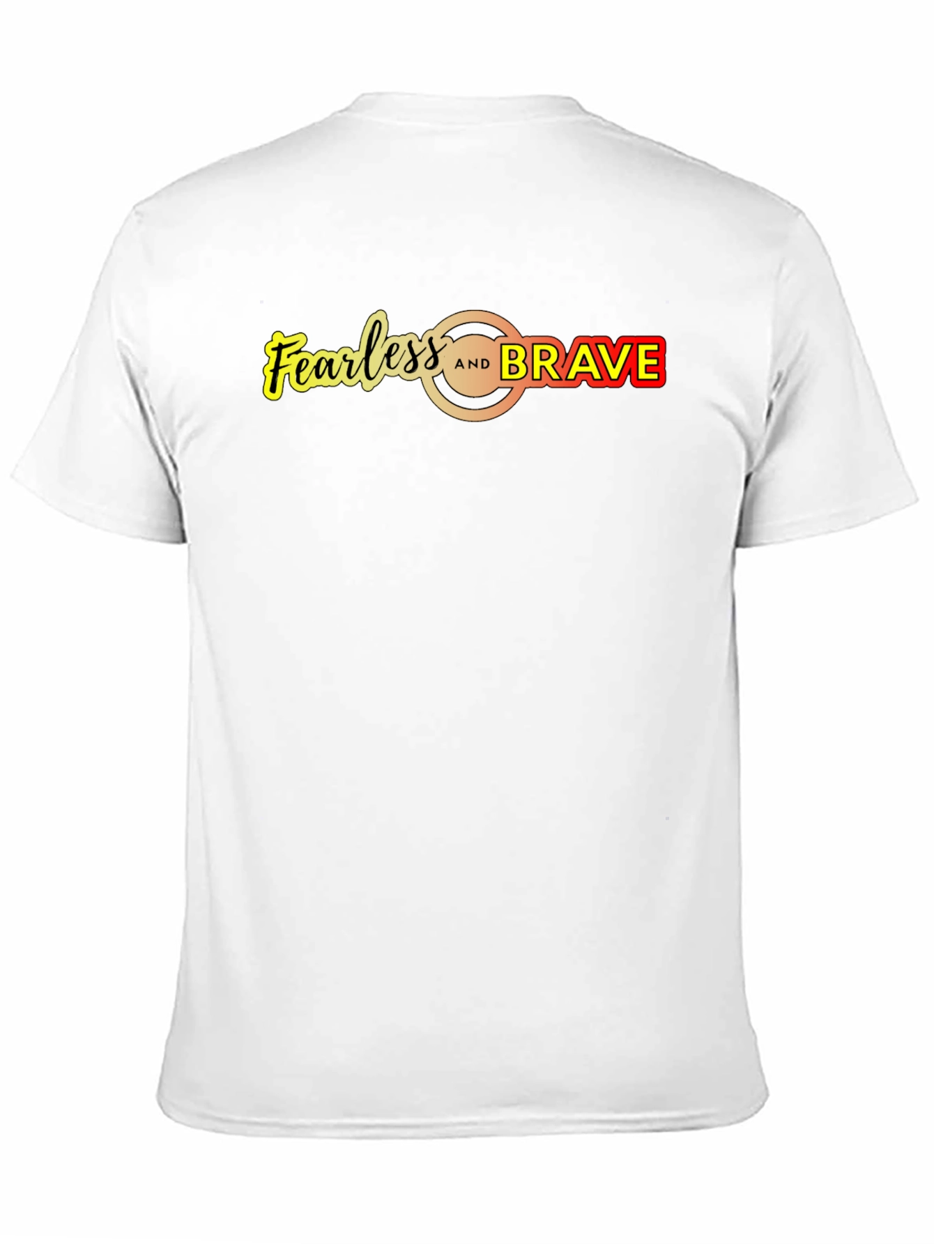 Fearless and Brave Graphic Tee - Mens Black T-Shirt