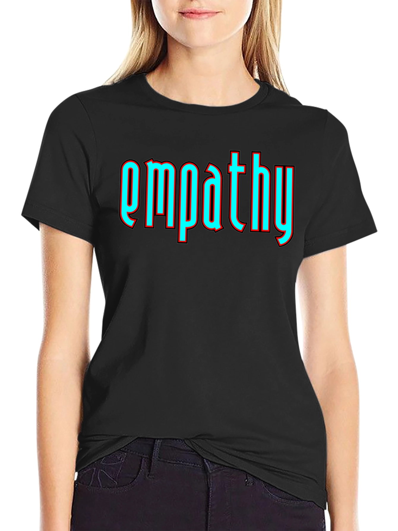 Empathy Graphic T-Shirt - Soft Cotton Blend Modern Fit