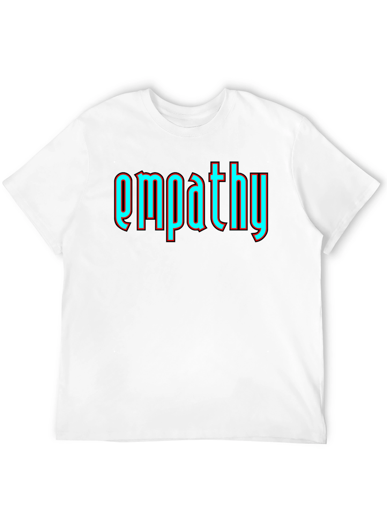 Empathy Graphic T-Shirt - Soft Cotton Blend Modern Fit