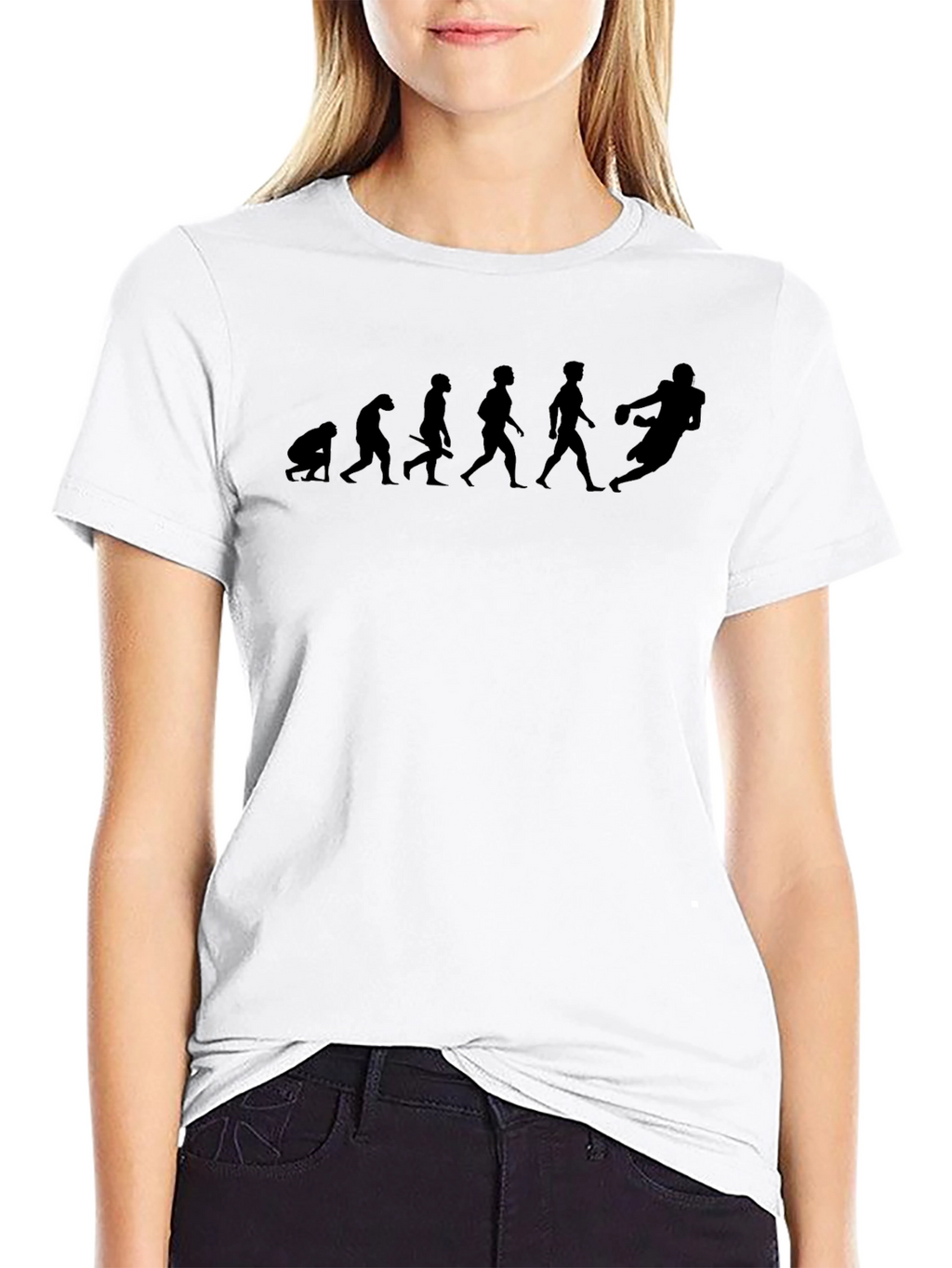 Evolution of Football Fan T-Shirt