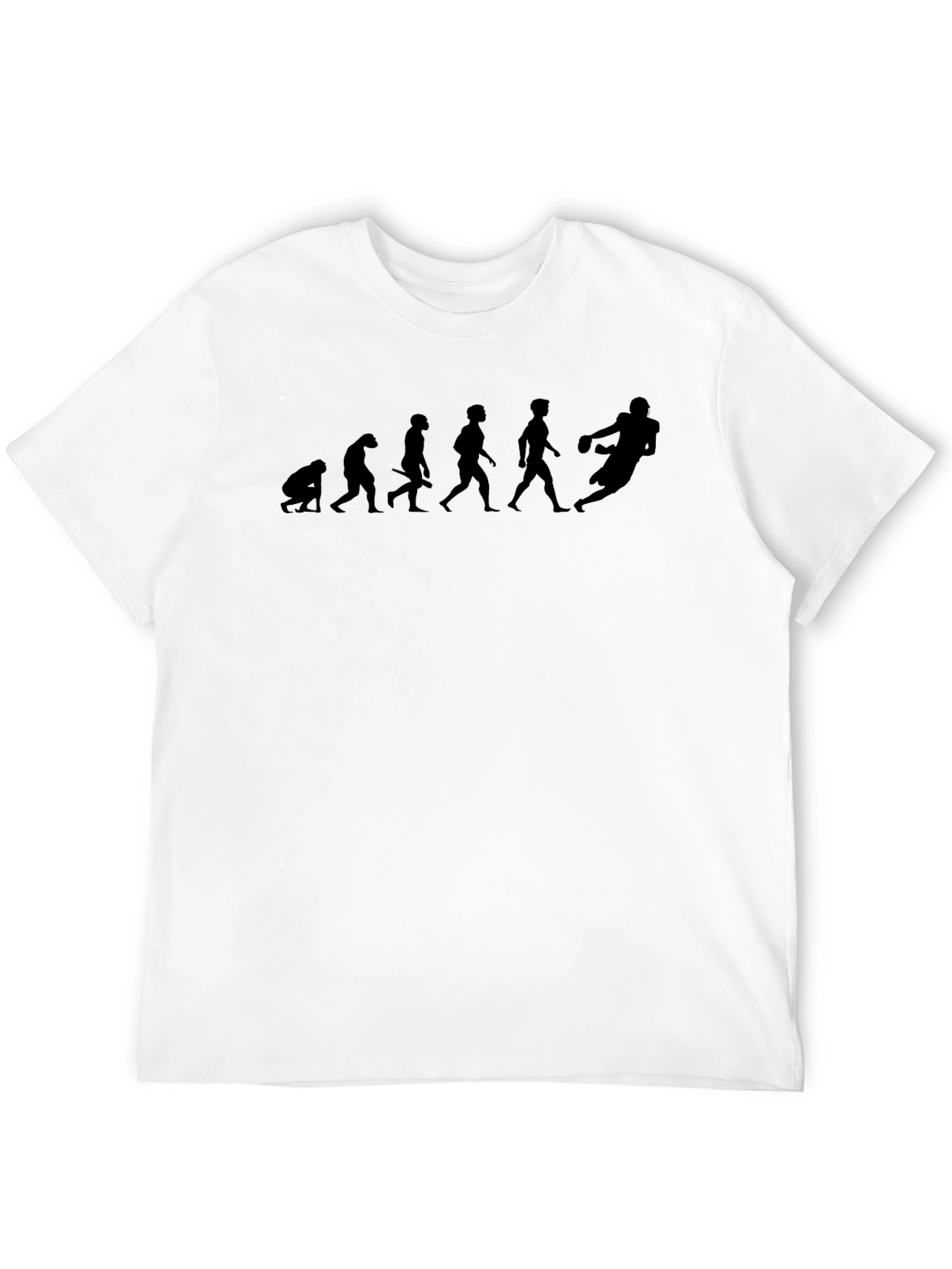 Evolution of Football Fan T-Shirt