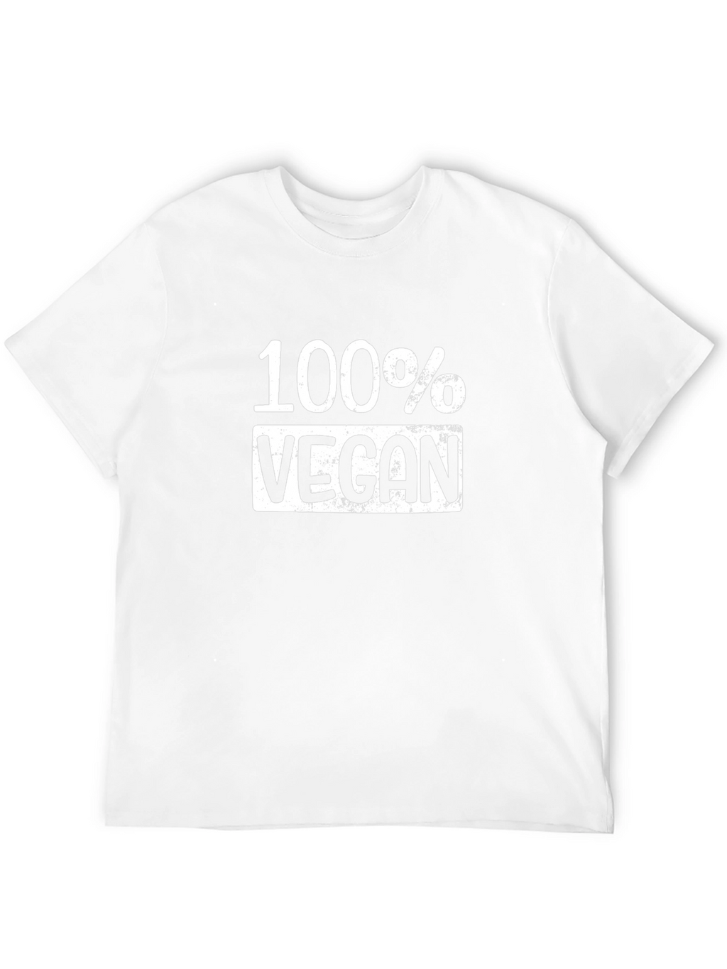 100% Vegan Graphic Tee - Black
