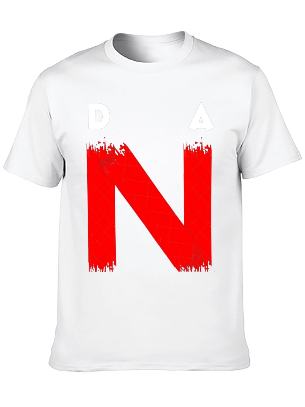 DNA Graphic T-Shirt - Bold Red on Black