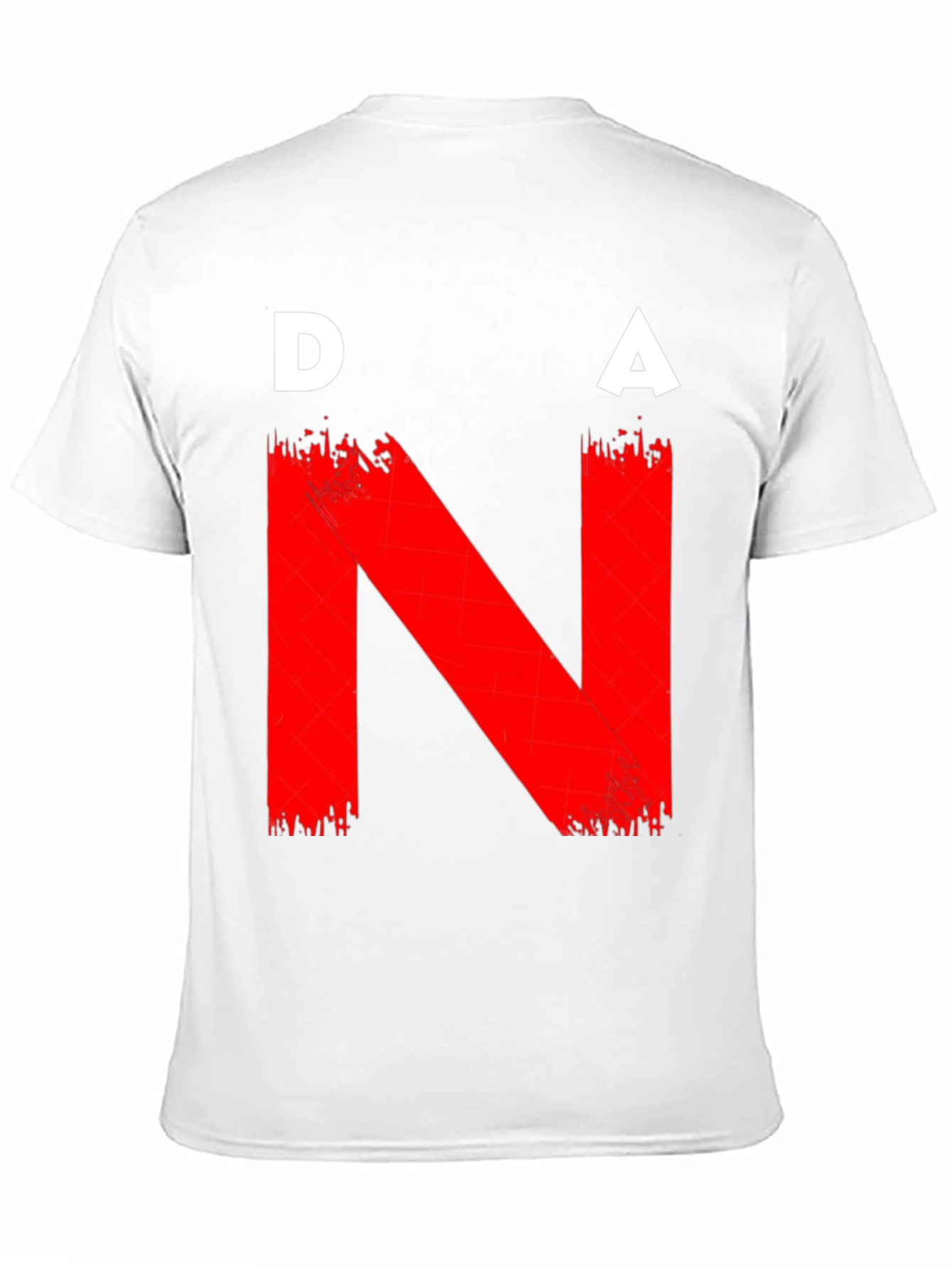 DNA Graphic T-Shirt - Bold Red on Black
