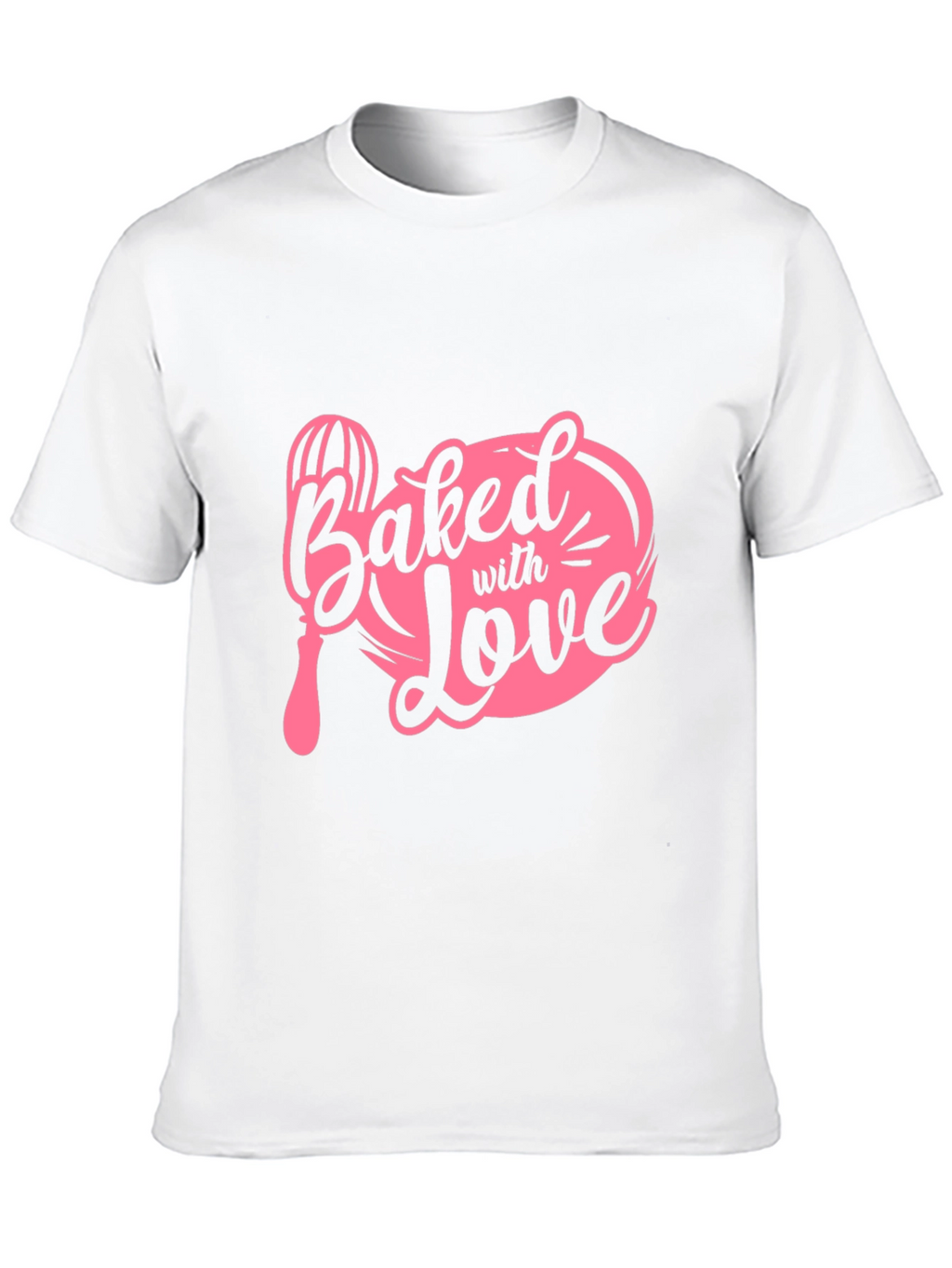 Baked With Love T-Shirt - Black Cotton Tee