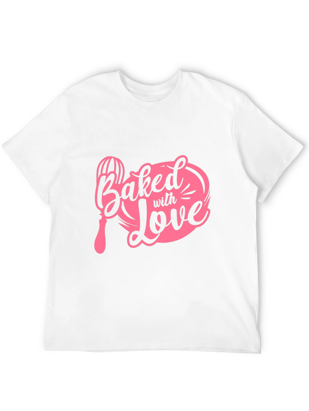 Baked With Love T-Shirt - Black Cotton Tee