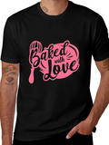 Baked With Love T-Shirt - Black Cotton Tee
