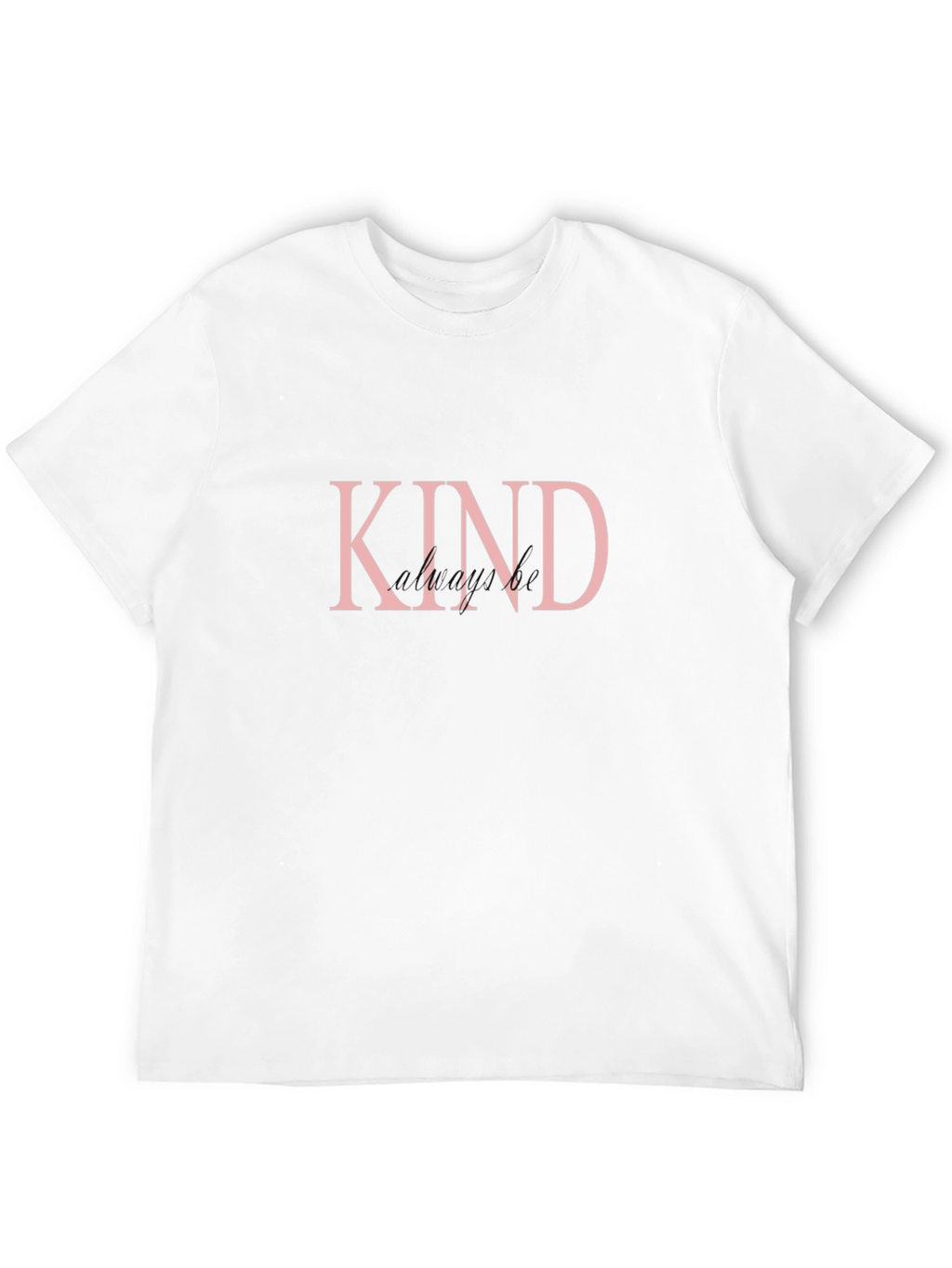 Kind T-Shirt - Black Cotton Graphic Tee