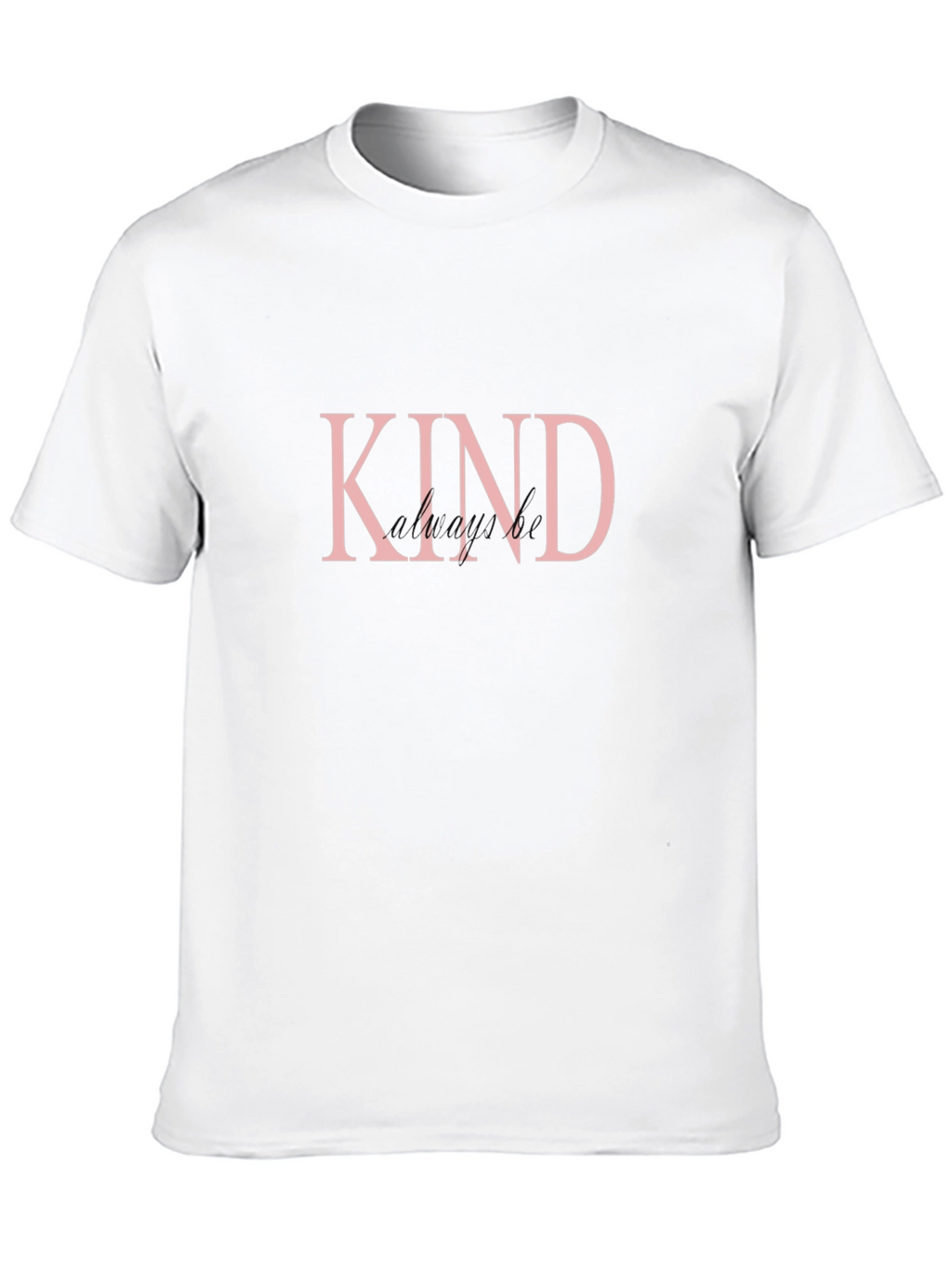 Kind T-Shirt - Black Cotton Graphic Tee