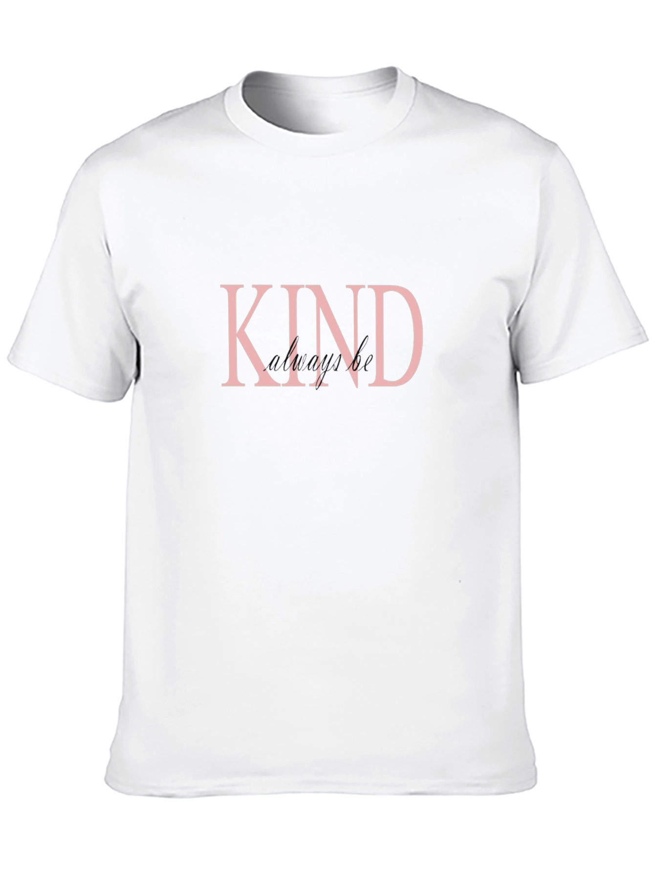 Kind T-Shirt - Black Cotton Graphic Tee