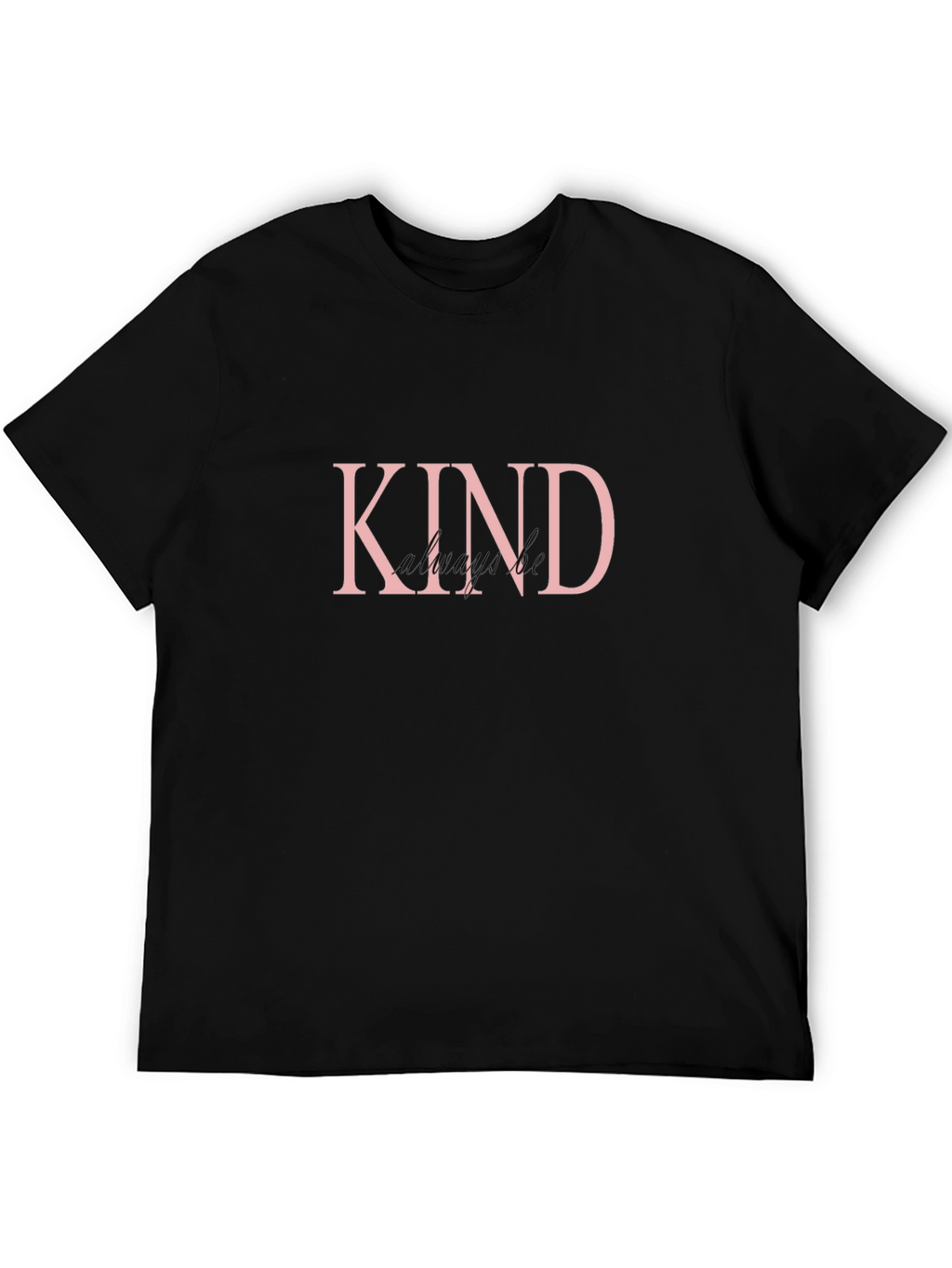 Kind T-Shirt - Black Cotton Graphic Tee