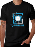 Drumline Graphic Tee - Music Lovers T-Shirt