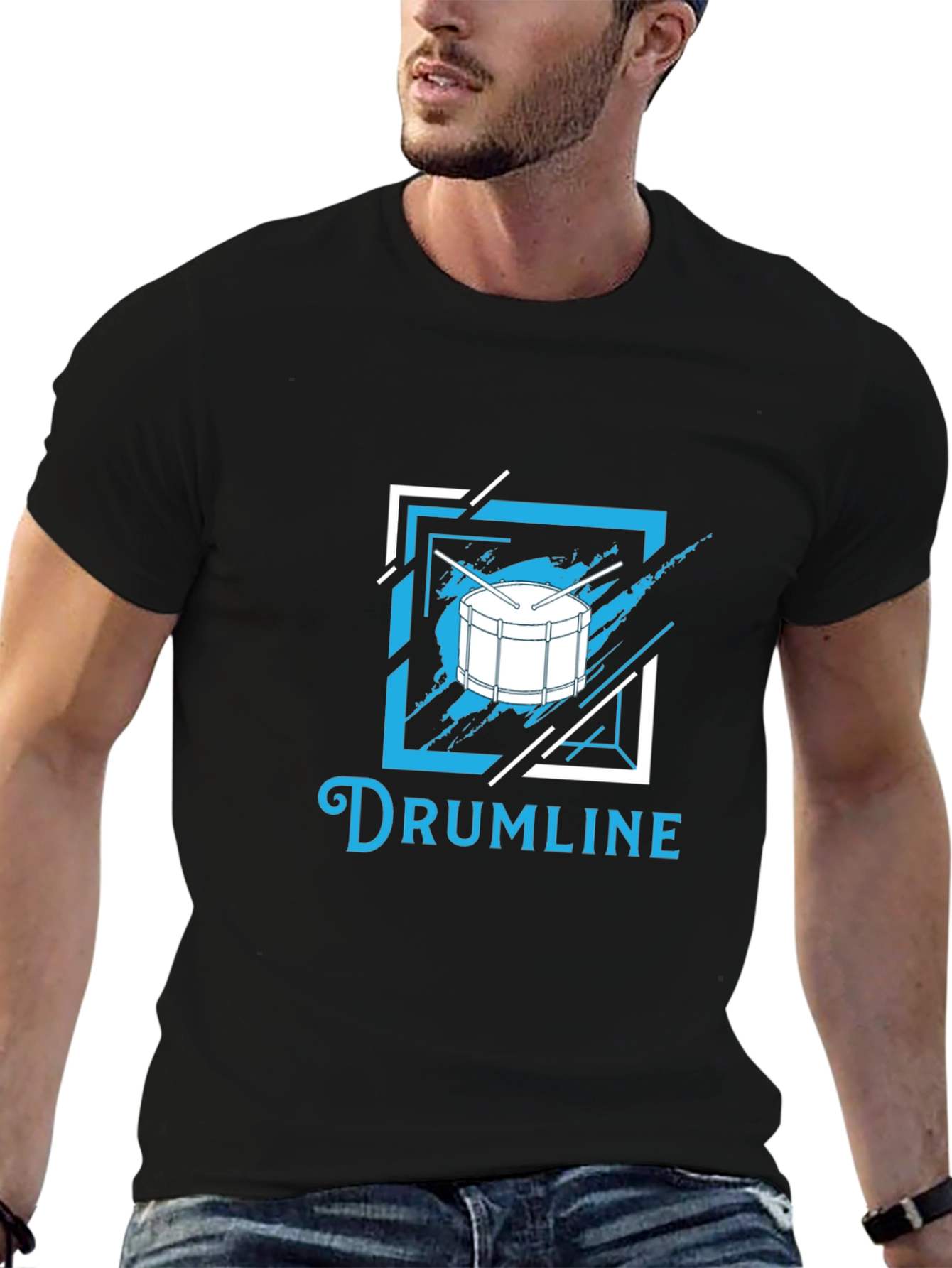Drumline Graphic Tee - Music Lovers T-Shirt