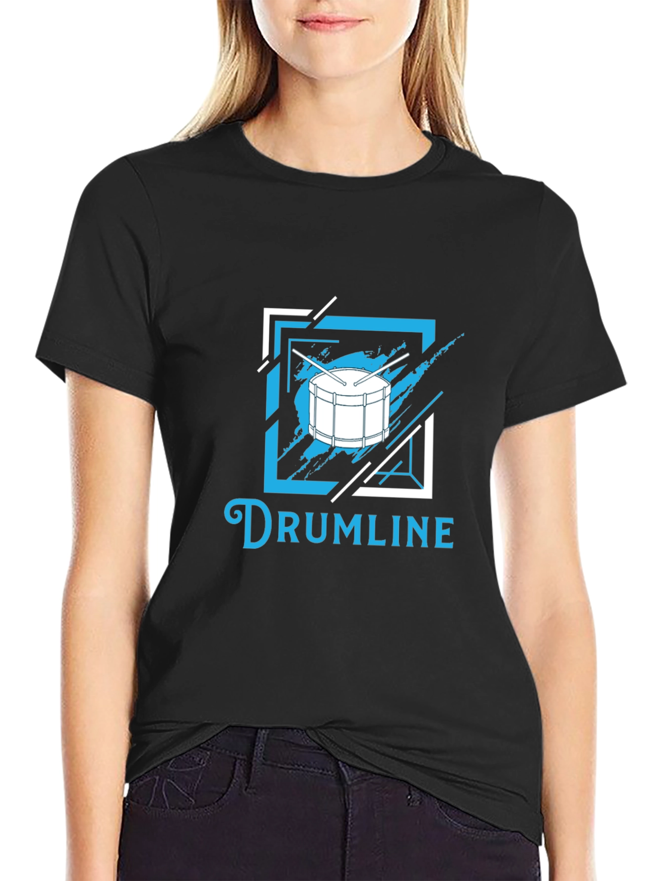 Drumline Graphic Tee - Music Lovers T-Shirt