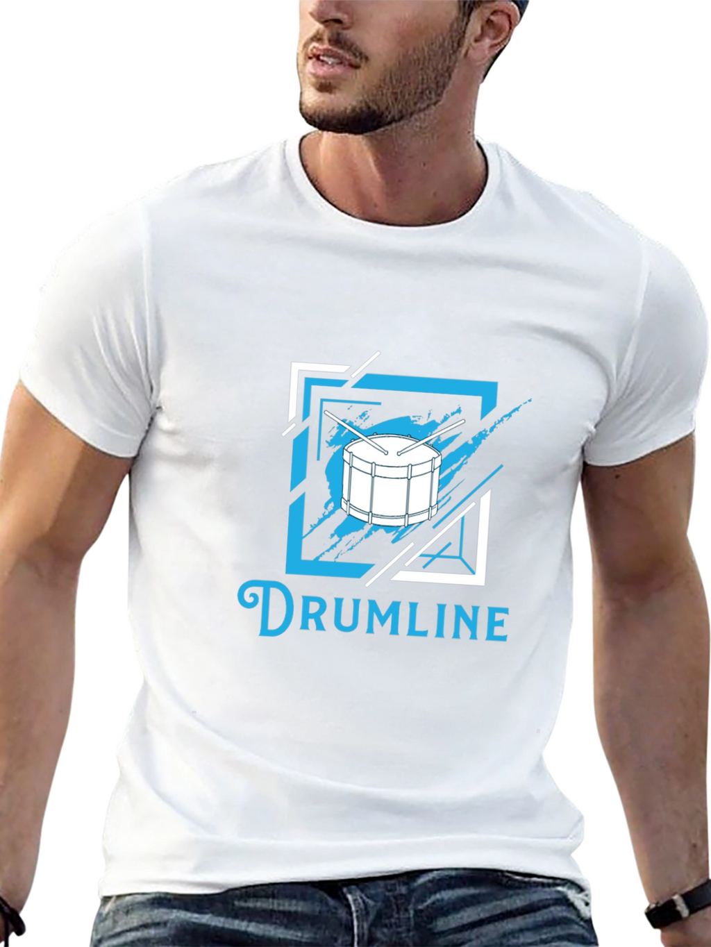 Drumline Graphic Tee - Music Lovers T-Shirt
