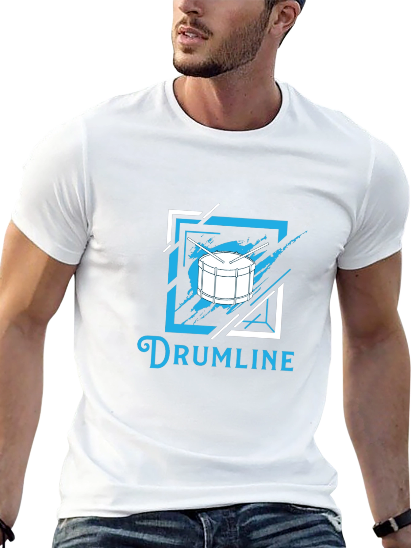 Drumline Graphic Tee - Music Lovers T-Shirt