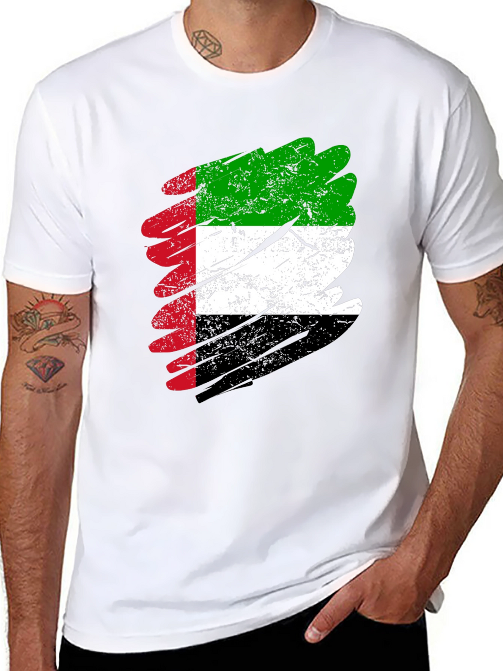UAE Flag T-Shirt United Arab Emirates Pride Tee
