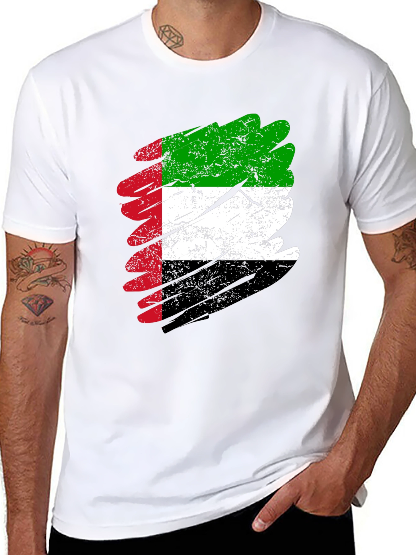 UAE Flag T-Shirt United Arab Emirates Pride Tee