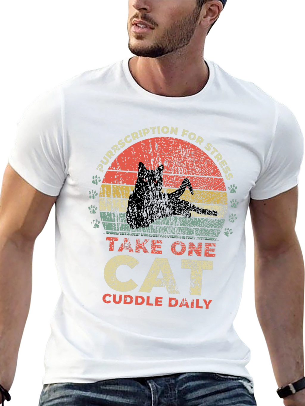 Purrscription for Stress Cat T-Shirt