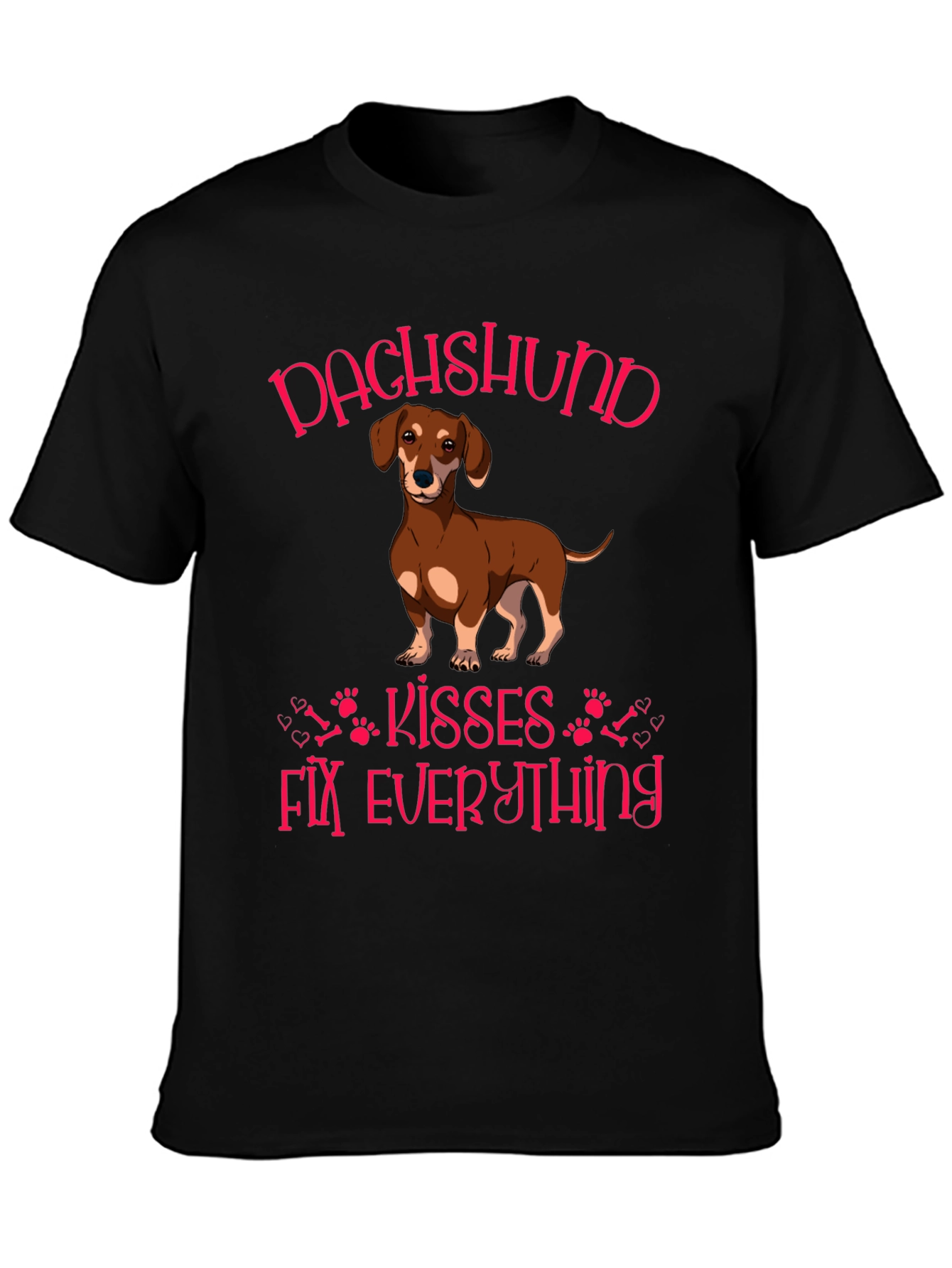 Dachshund Kisses Fix Everything T-Shirt