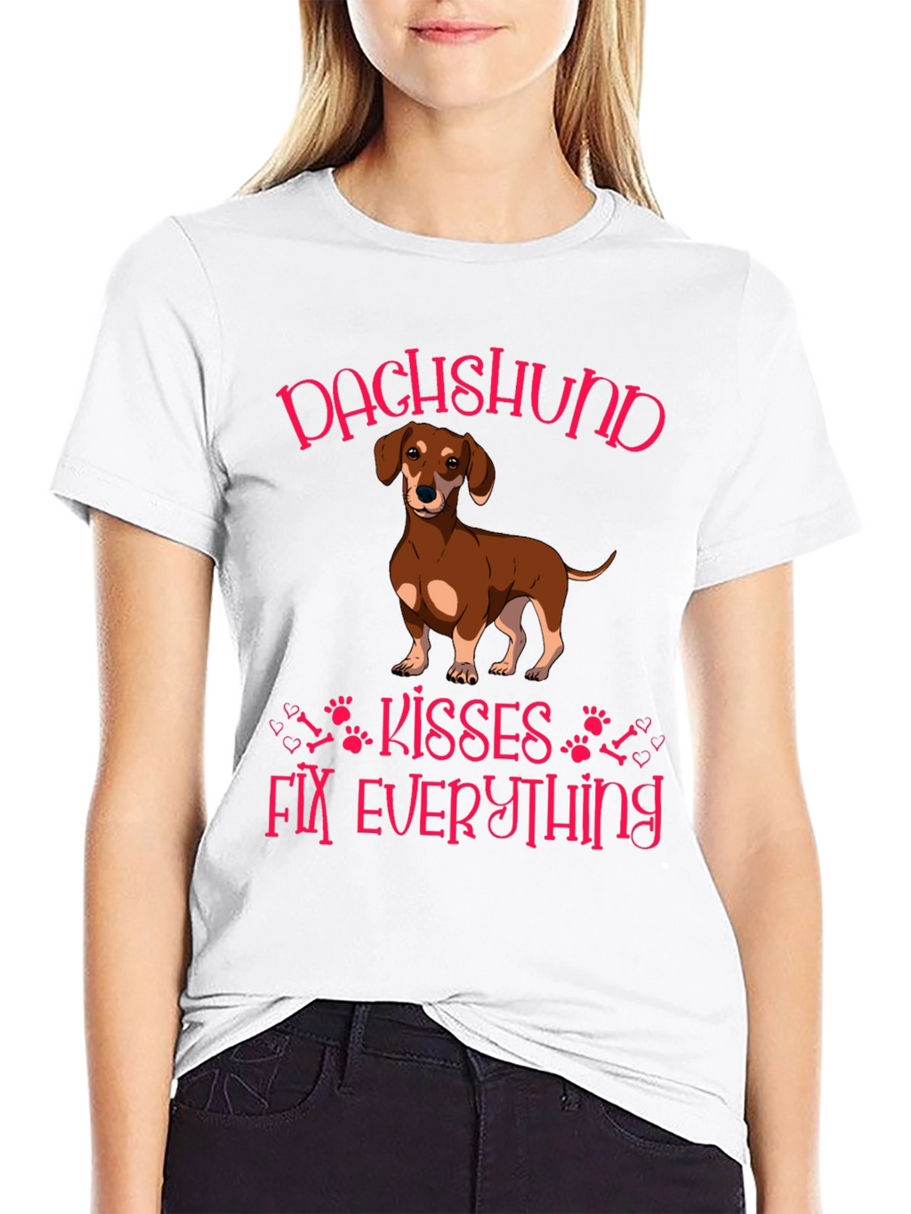 Dachshund Kisses Fix Everything T-Shirt