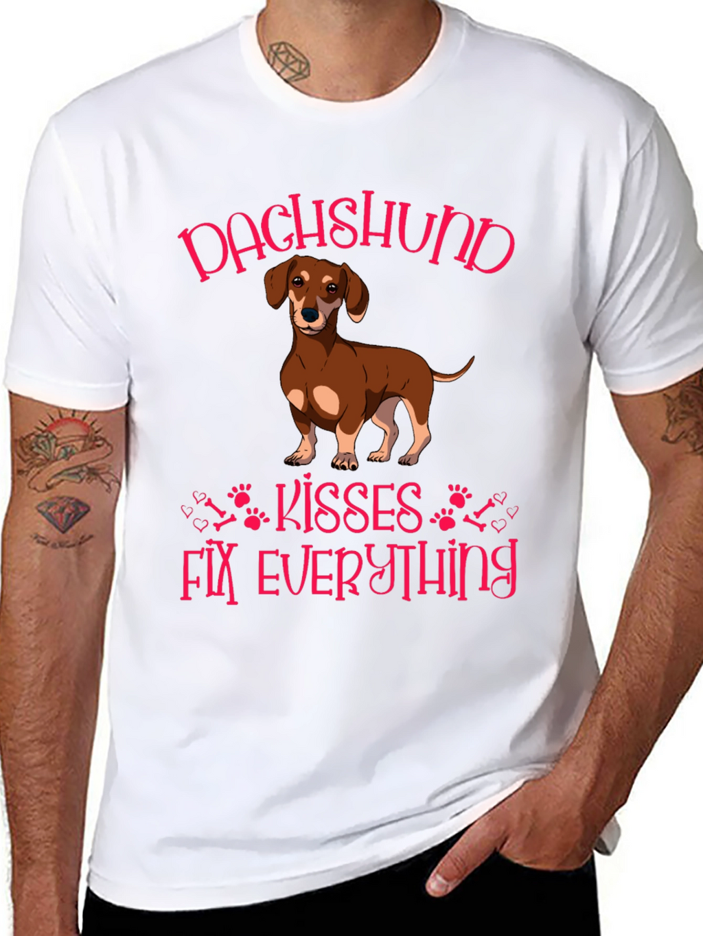 Dachshund Kisses Fix Everything T-Shirt