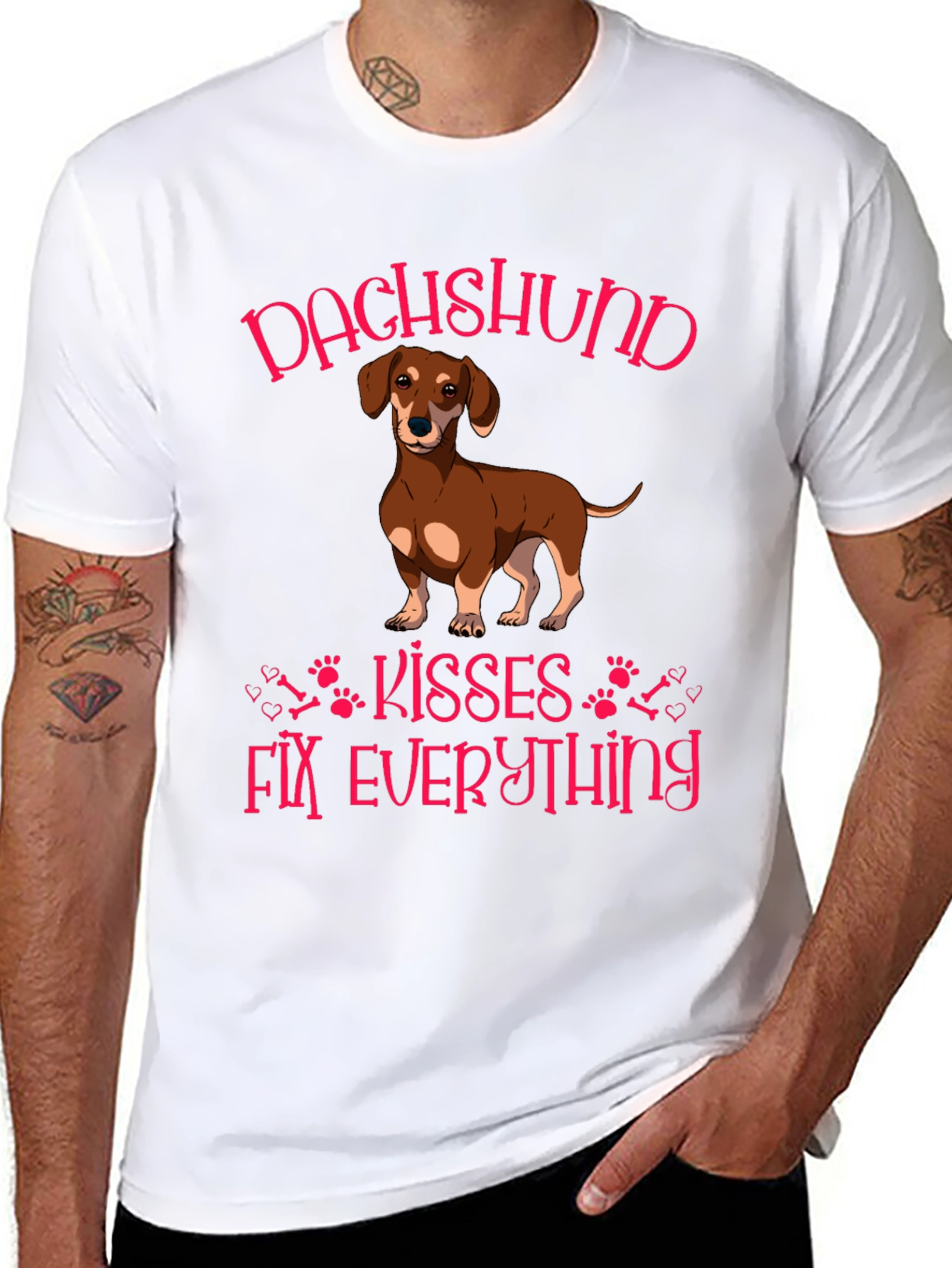 Dachshund Kisses Fix Everything T-Shirt