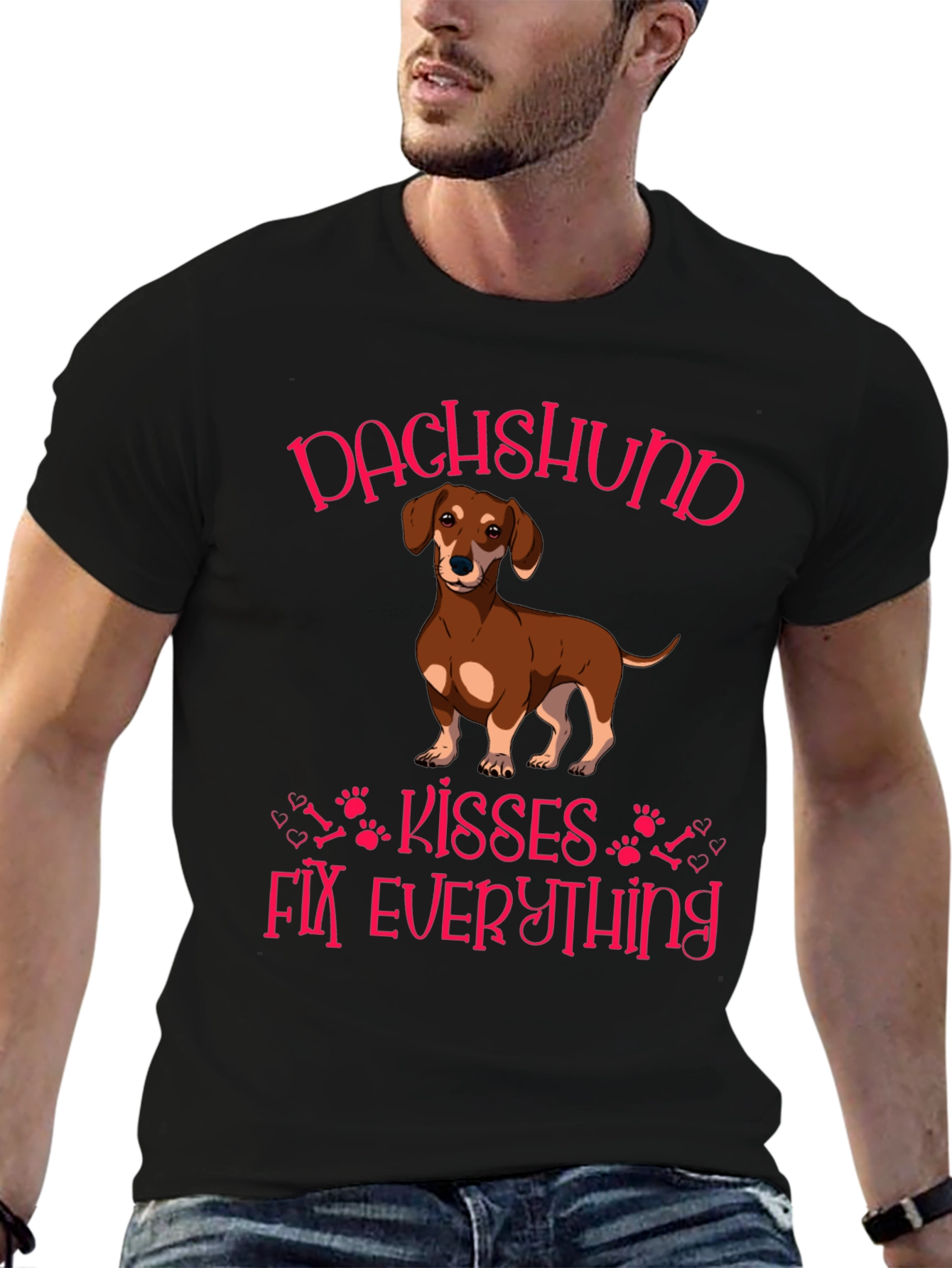 Dachshund Kisses Fix Everything T-Shirt