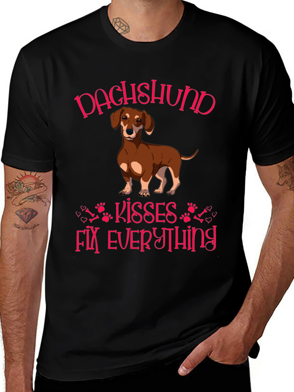 Dachshund Kisses Fix Everything T-Shirt