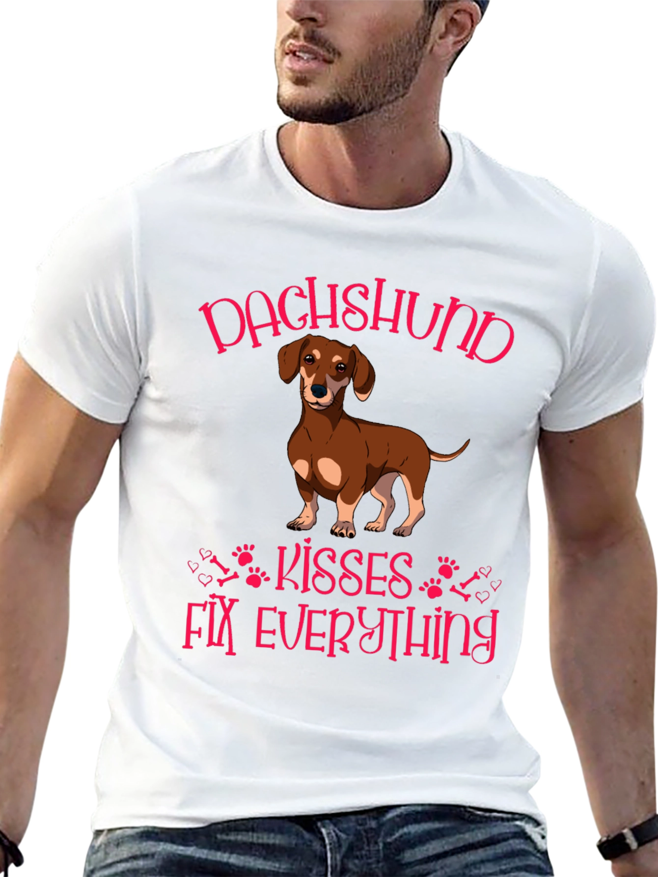 Dachshund Kisses Fix Everything T-Shirt