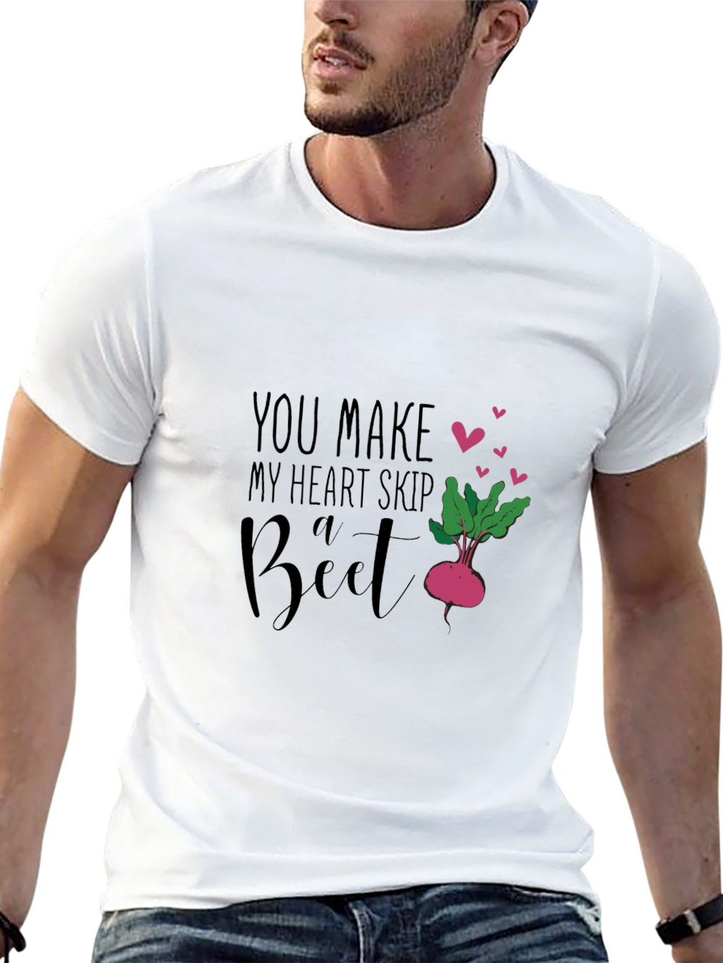 Heart Skip a Beet Graphic Tee