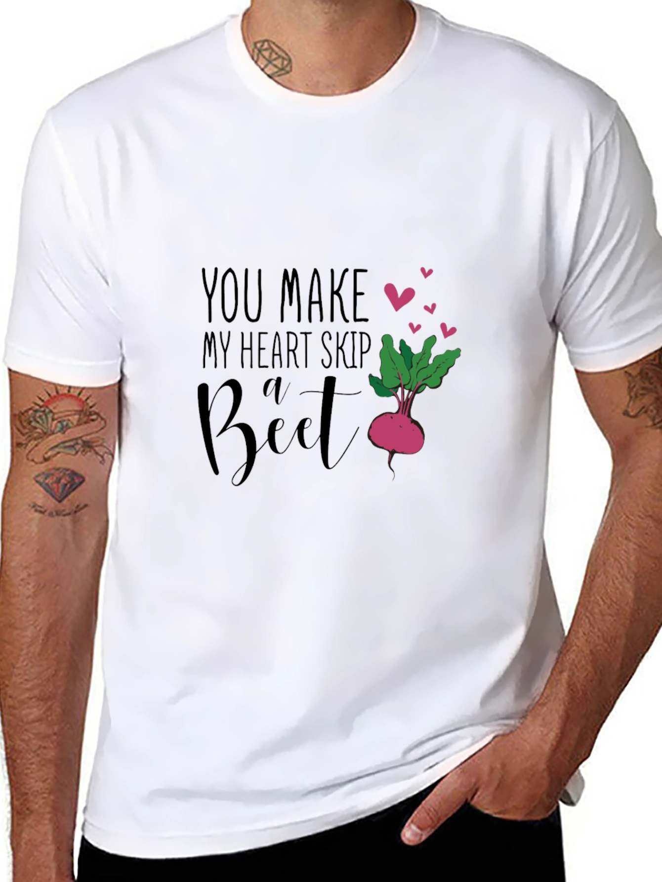 Heart Skip a Beet Graphic Tee
