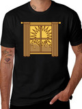 Scenic Window Graphic Tee - Mountain Sunrise