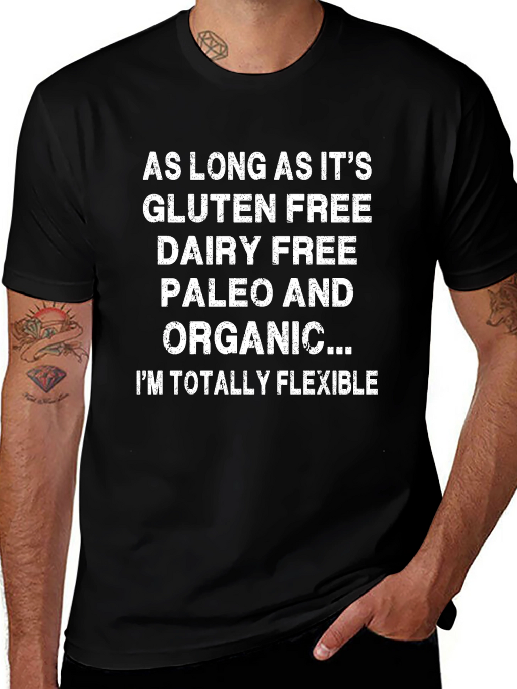 Gluten Free Organic T-Shirt Funny Slogan Tee
