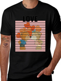 Bear Love Graphic Tee - Cute Cartoon Design