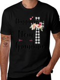 Happiness is Being a Mom & Grandma Graphic Tee