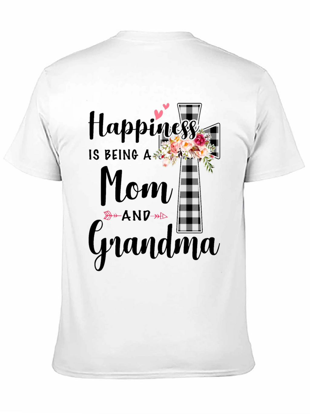 Happiness is Being a Mom & Grandma Graphic Tee