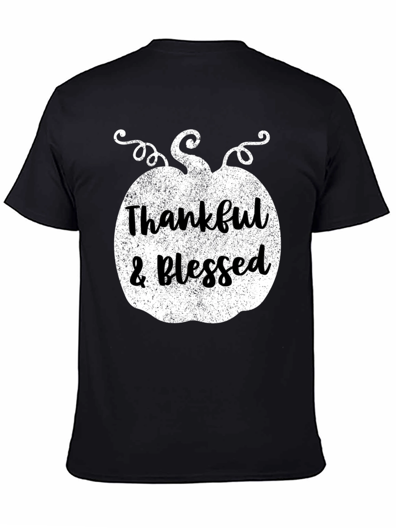 Thankful & Blessed Pumpkin T-Shirt