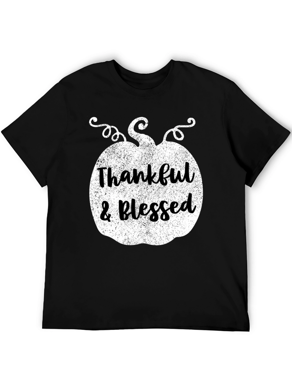 Thankful & Blessed Pumpkin T-Shirt