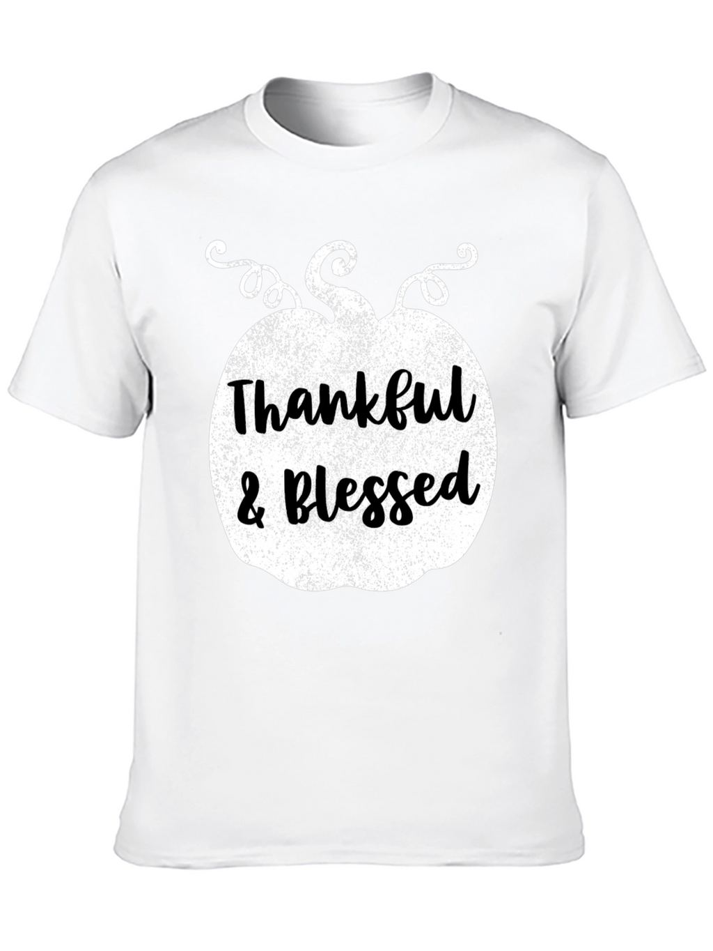 Thankful & Blessed Pumpkin T-Shirt