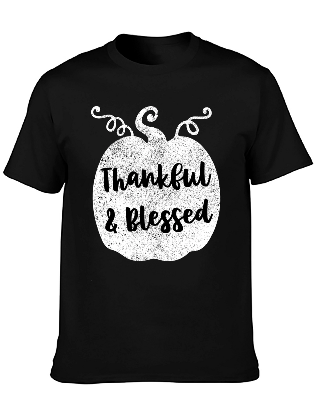 Thankful & Blessed Pumpkin T-Shirt
