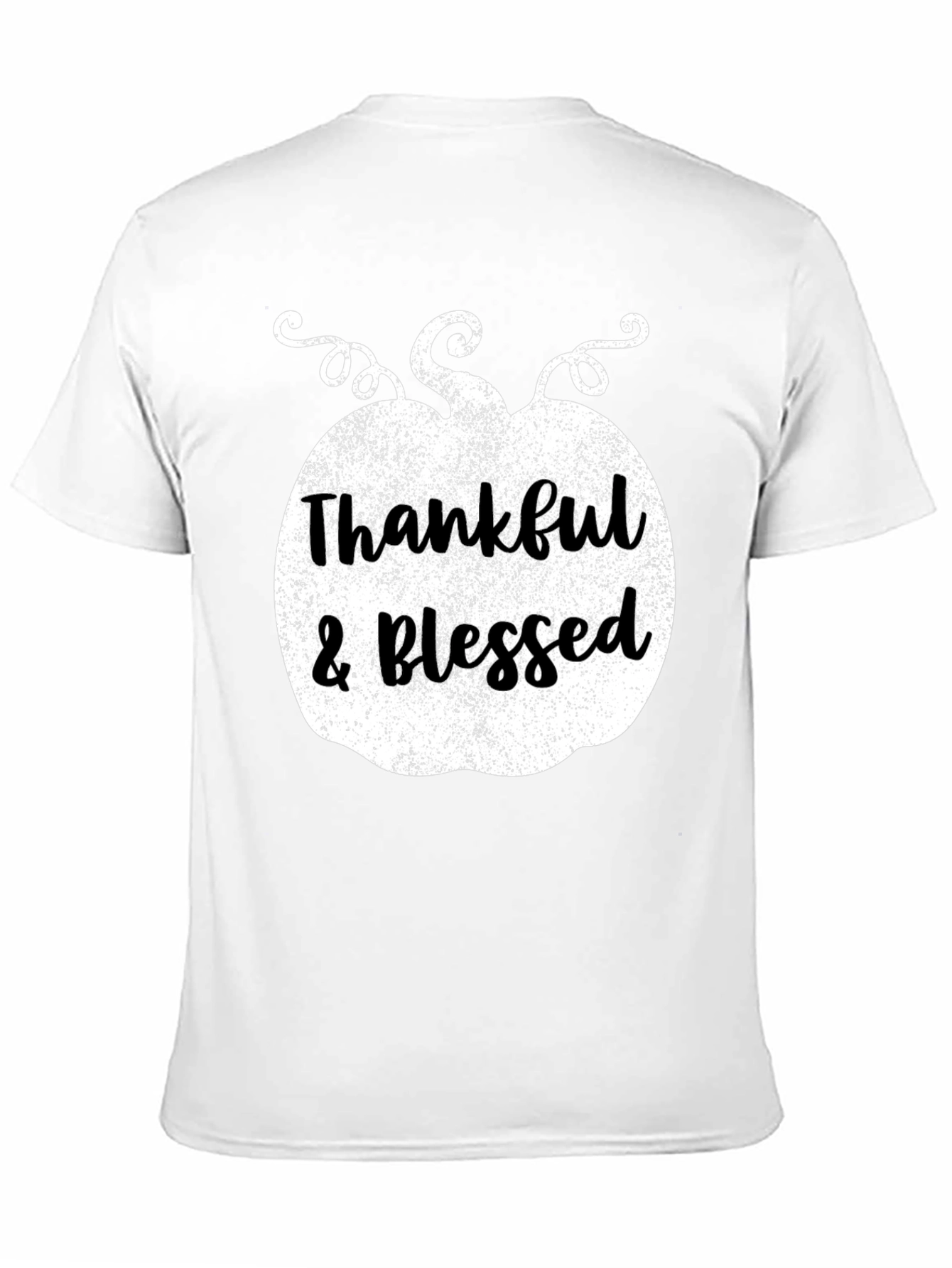 Thankful & Blessed Pumpkin T-Shirt