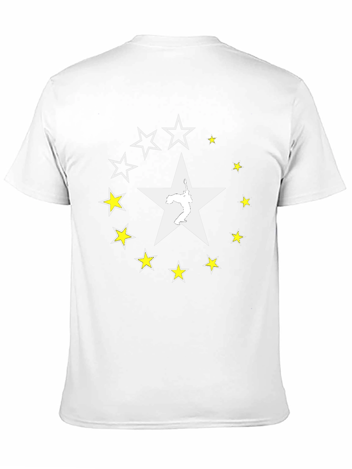 Star Circle Black T-Shirt