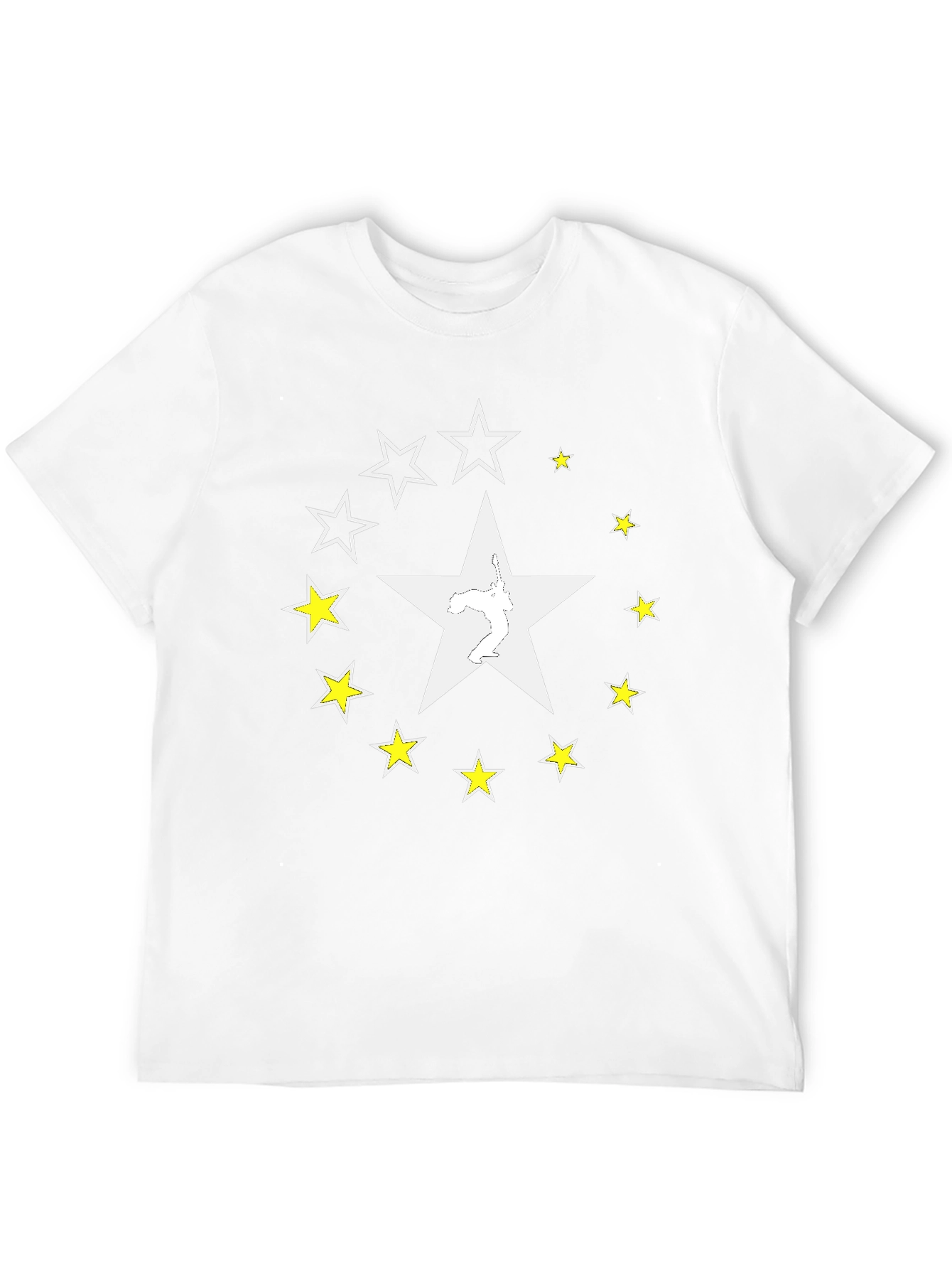 Star Circle Black T-Shirt