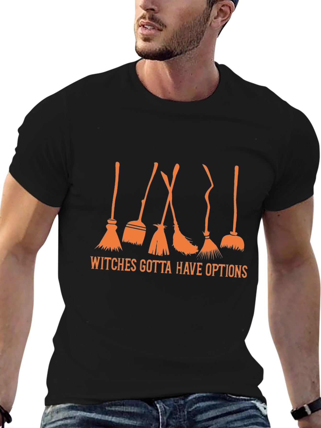 Witches Gotta Have Options Black T-Shirt