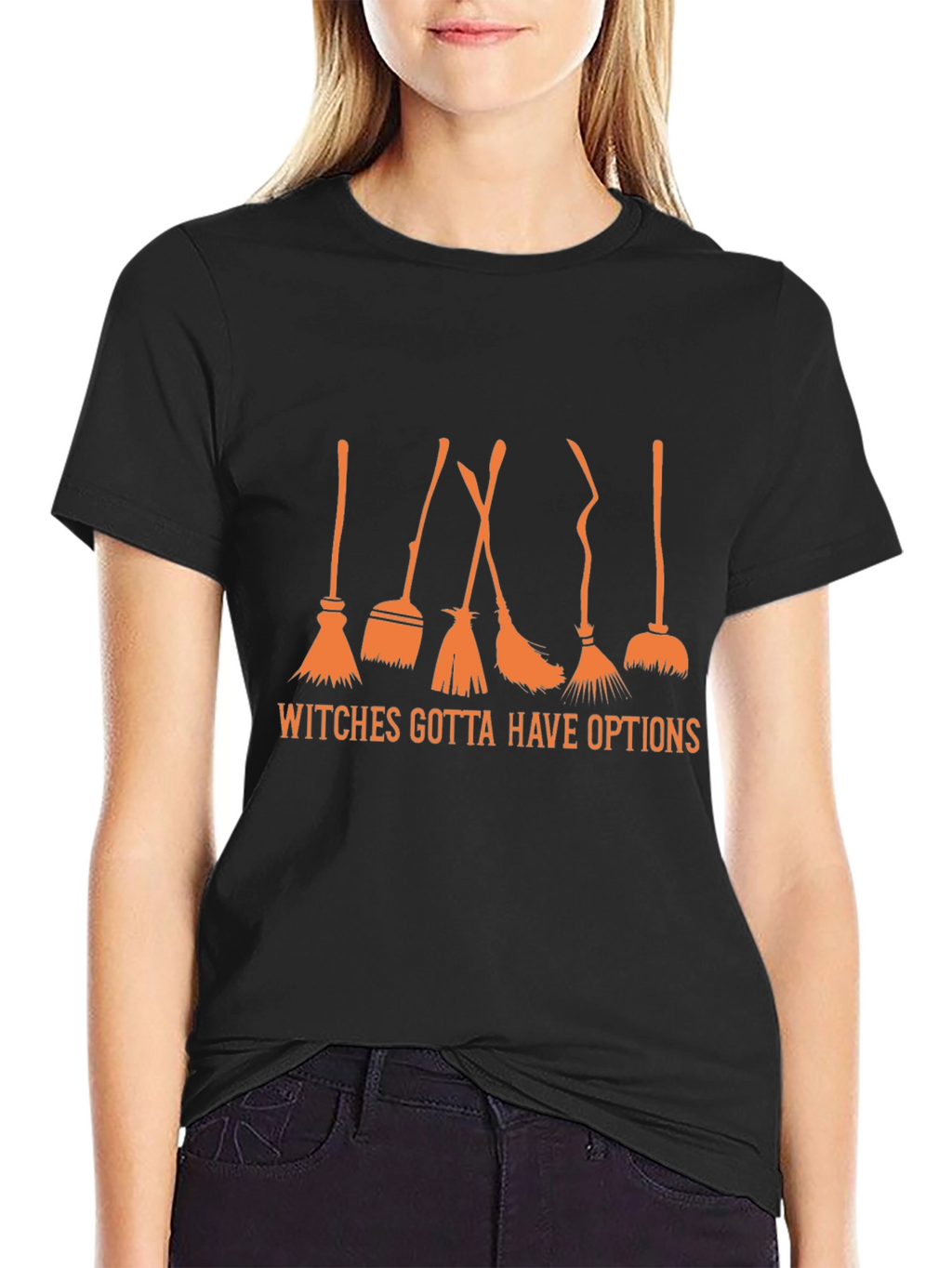 Witches Gotta Have Options Black T-Shirt