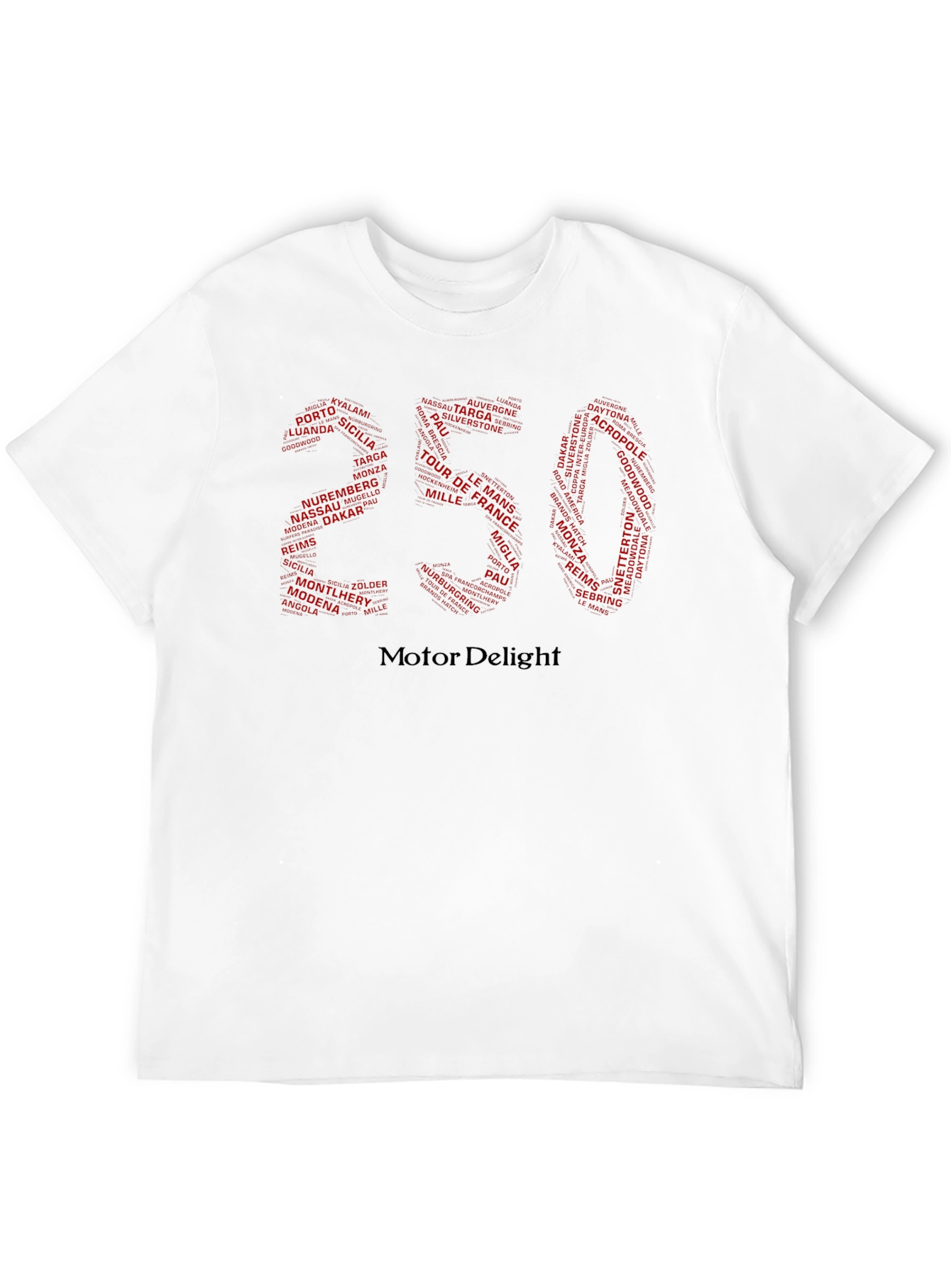 250 Racing Circuit T-Shirt - Motorsport Heritage