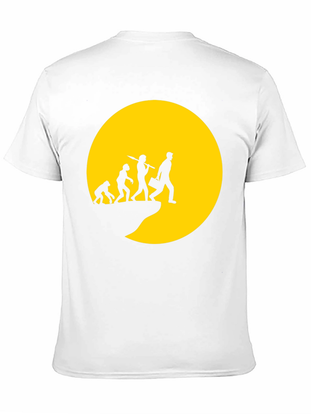Evolution of Man Graphic T-Shirt - Black