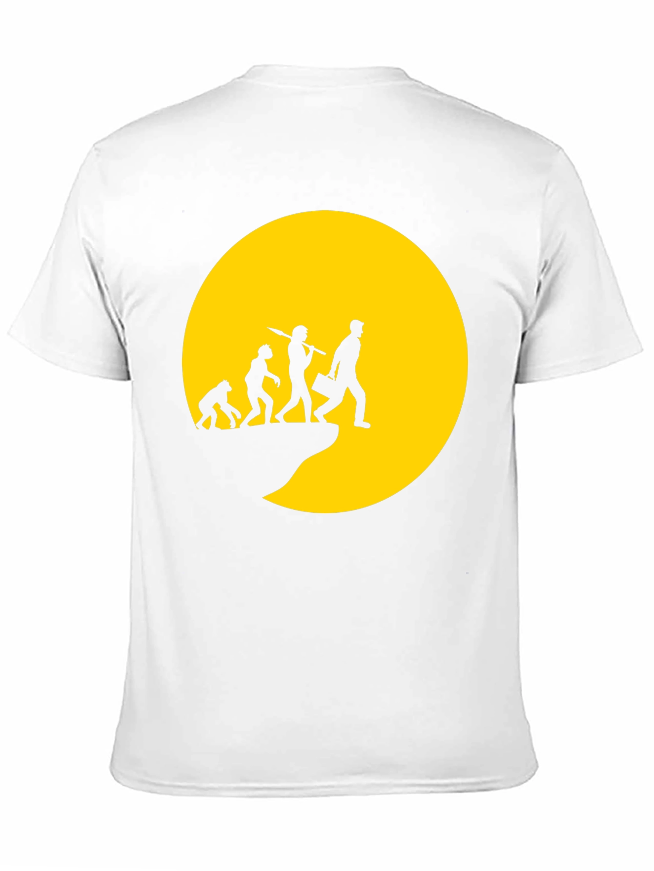 Evolution of Man Graphic T-Shirt - Black