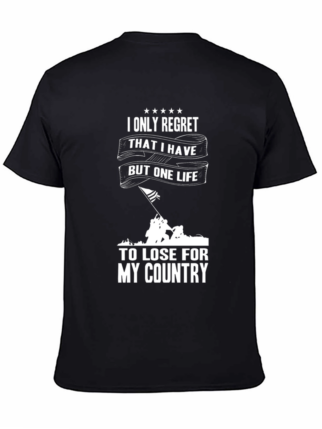 Patriotic One Life Graphic T-Shirt
